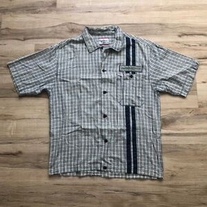 Pepe Jeans Green and Blue Checkered Shirt